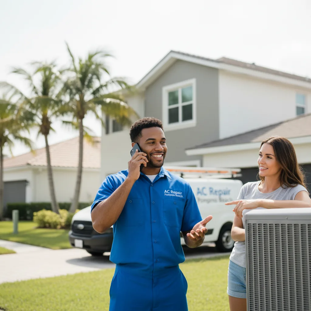 AC Repair Pompano Beach customer support in Charleroi